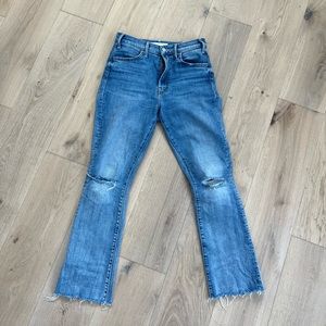 mother hustler ankle fray, size 26